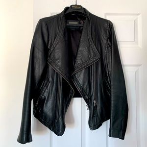MACKAGE womens black leather jacket